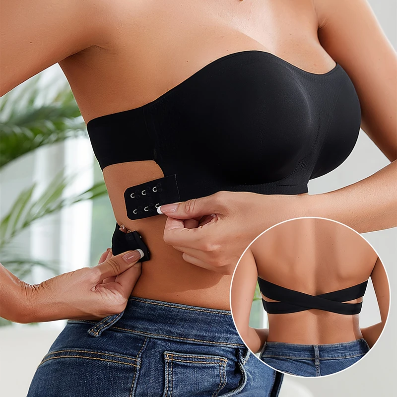 Push Up Bra Padded - Women's Sexy Strapless Push Up Bra