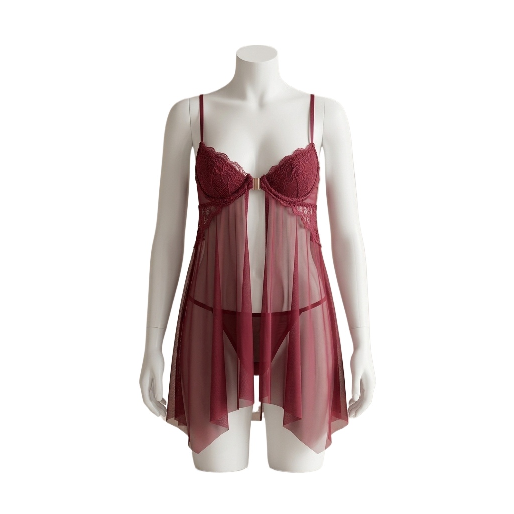 Women Lace Babydoll Lingerie S - Babydoll Chemise Night recension och pris