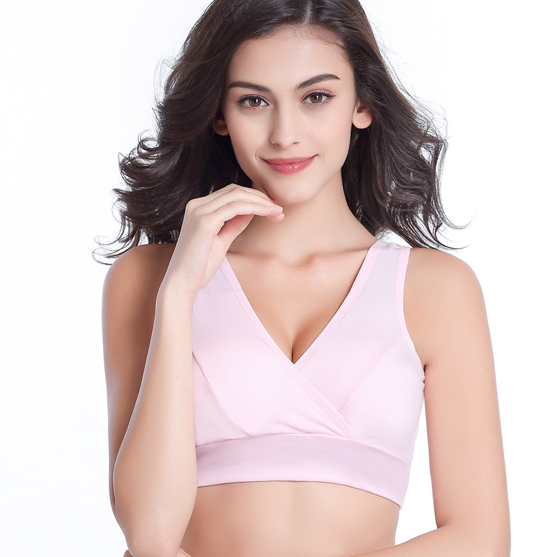 Maternity Plain Color Tank Wir - Nursing Bra Sleep recension och pris