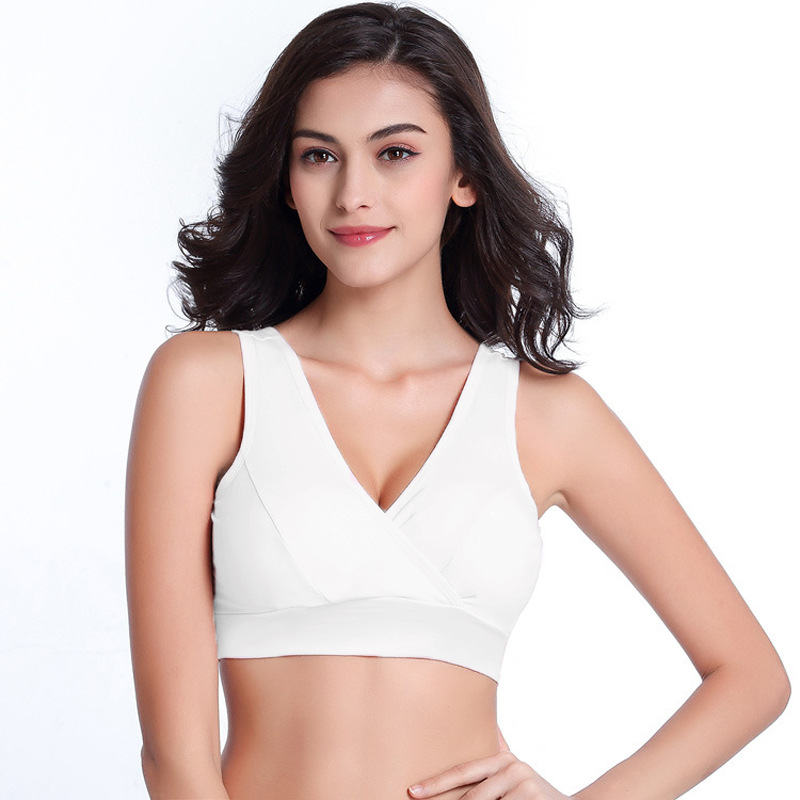 Maternity Plain Color Tank Wir - Nursing Bra Sleep recension och pris