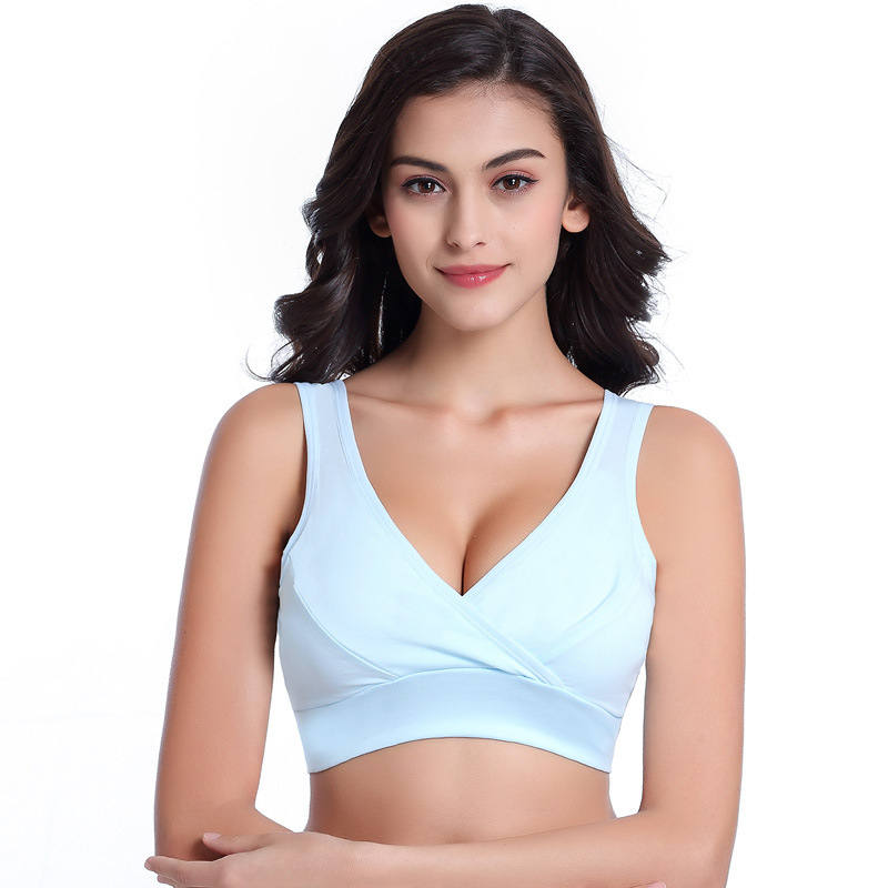 Maternity Plain Color Tank Wir - Nursing Bra Sleep recension och pris
