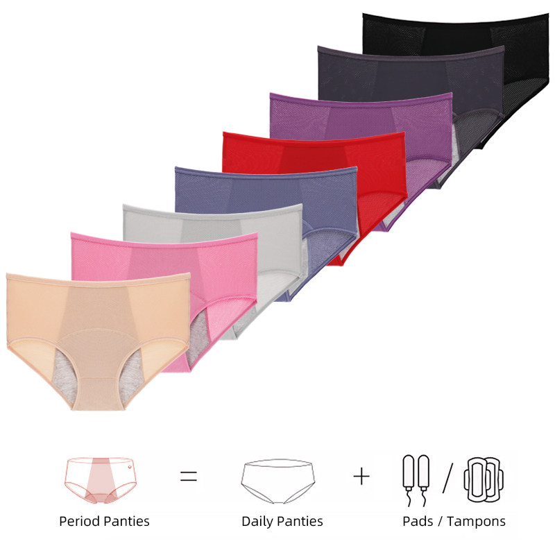 Women Period Underwear High‑wa - Period Panty Absorbent recension och pris