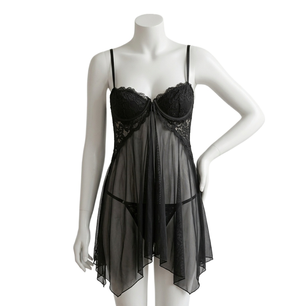 Women Lace Babydoll Lingerie S - Babydoll Chemise Night recension och pris